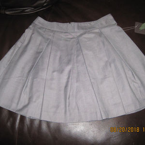 Gray Pleated Skirt NWT Forever 21
